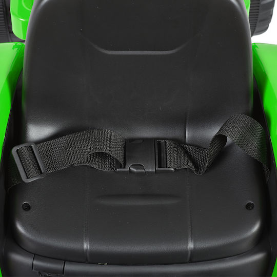 Kids 6V Electric Ride On Tractor with Trailer Green