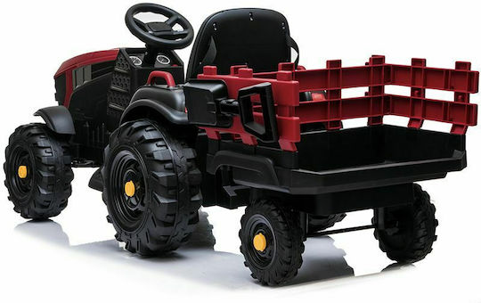 Tractor pentru copii Electric cu remorcă 12 volți Roșu