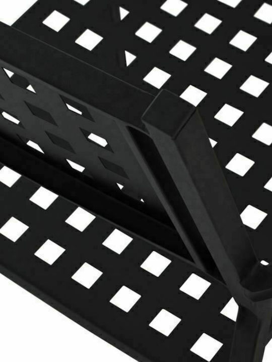 Outdoor Chair Metallic Zeta Black 1pcs 55.5x50x84cm.