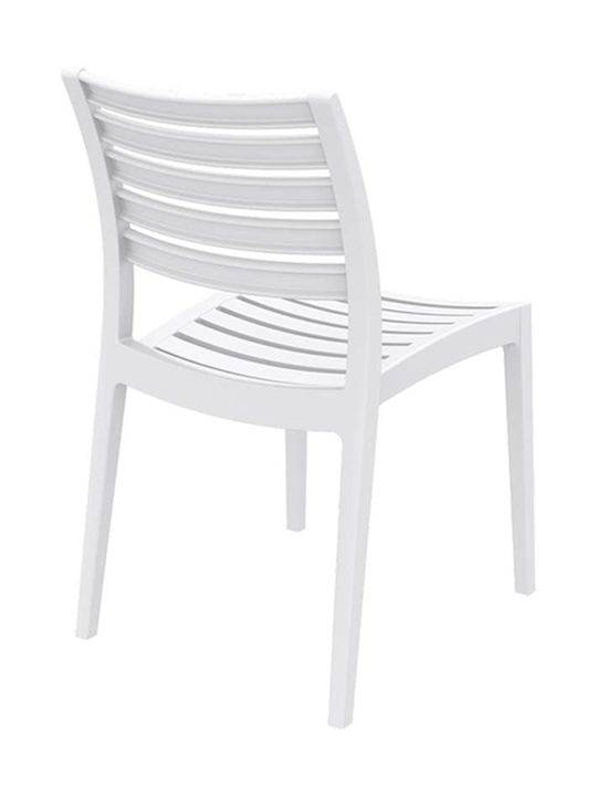 Outdoor-Stuhl Polypropylen Ares White 48x58x82εκ.
