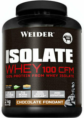 Weider Isolate Whey 100 CFM Πρωτεΐνη Ορού Γάλακτος με Γεύση Chocolate Fondant 2kg