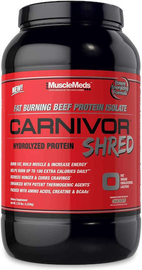 Muscle Meds Carnivor Shred Gluten & Lactose Free with Flavor Chocolate 1.036kg