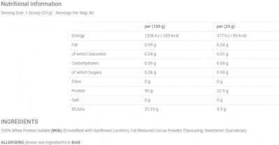 Applied Nutrition Iso Xp 100% Whey Protein Isolate 1000gr Choco Caramel