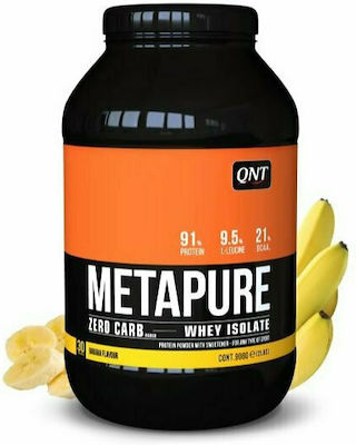 QNT Metapure Zero Carb Whey Isolate Πρωτεΐνη Ορού Γάλακτος με Γεύση Μπανάνα 908gr