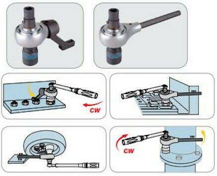 King Tony Torque Tools Torque Multiplier with Reaction Levers 2700Nm