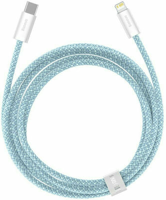 Baseus Dynamic Braided USB-C to Lightning Cable 20W Blue 2m (CALD000103)