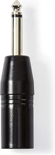 Nedis Converter XLR male to 6.3mm male 1pcs COTP15942BK
