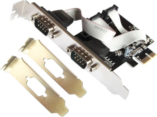 Approx Placă PCIe Cu 2 Porturi RS232 DB9 Serial