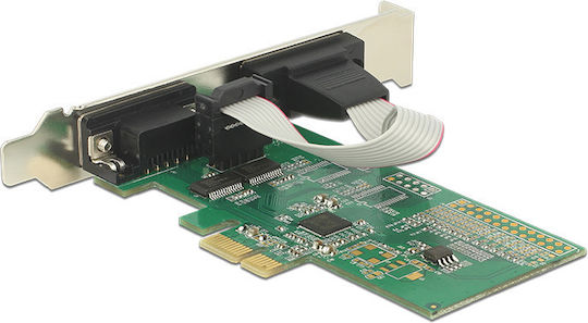 DeLock DeLock PCIe Karte Mit 2 RS232 DB9 Seriellen Anschlüssen