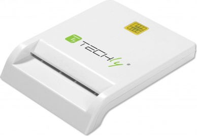 Techly Kartenleser USB 2.0 für Chipkarte Weiß
