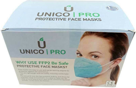 Unico Pro Disposable Protective Mask FFP2 with Garden Tropical Passion 25pcs