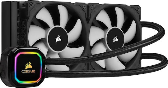Corsair iCUE H100i RGB PRO XT Υδρόψυξη Επεξεργαστή Διπλού Ανεμιστήρα 120mm για Socket AM4/1200/115x