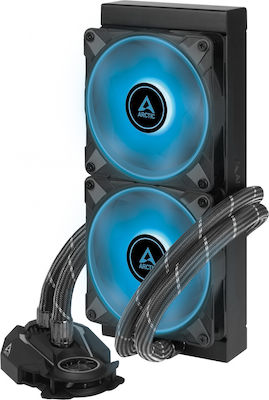 Arctic Liquid Freezer II 240 RGB Υδρόψυξη Επεξεργαστή Διπλού Ανεμιστήρα 120mm για Socket AM4/AM5/1200/115x