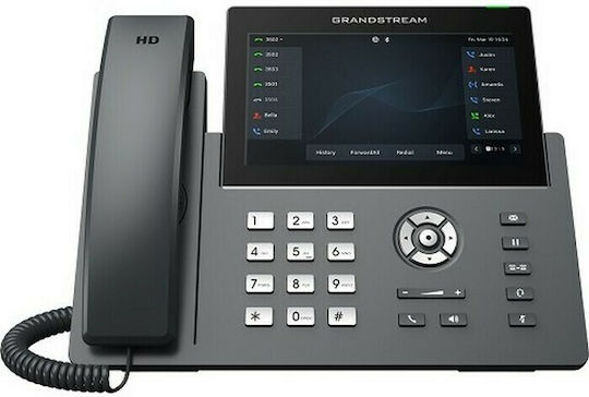 Grandstream GRP2670 Verkabelt IP-Telefon mit 6 Linien in Schwarz