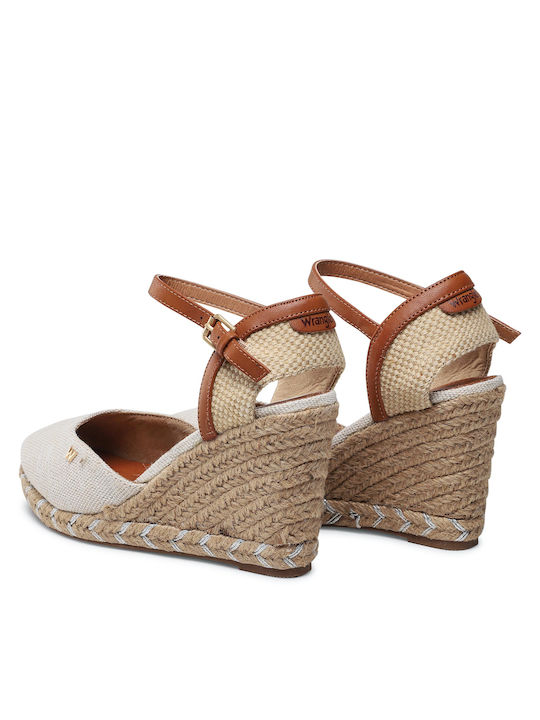 Brava Women's Platform Espadrilles Beige
