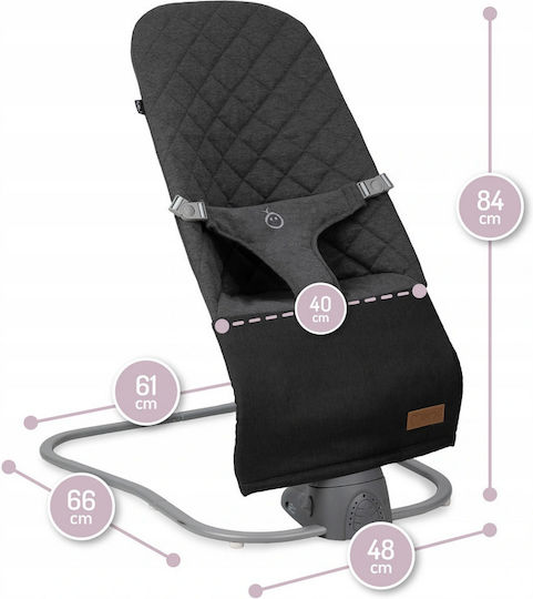 Momi Electric Relax pentru Bebeluși Bess cu Vibrații Gri pentru Copil până la 9kg