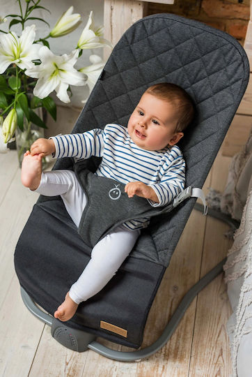 Momi Electric Relax pentru Bebeluși Bess cu Vibrații Gri pentru Copil până la 9kg
