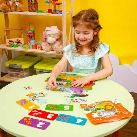 Παιδικό Puzzle Ζωολογικός Κήπος για 3+ Ετών 49pcs Roter Kafer