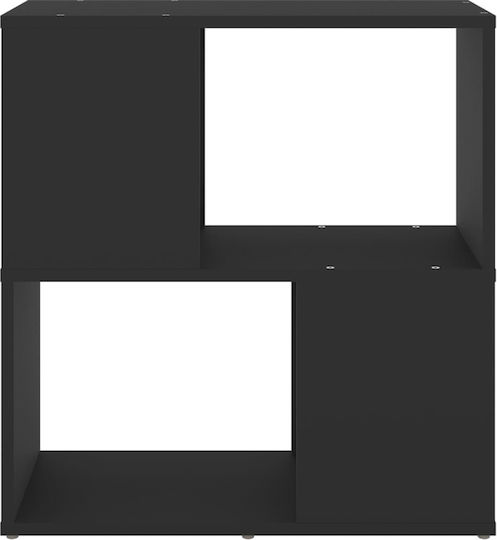 Bibliotecă Neagră 60x24x63 cm