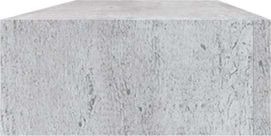 Wandregal Grau 60x23.5x10cm
