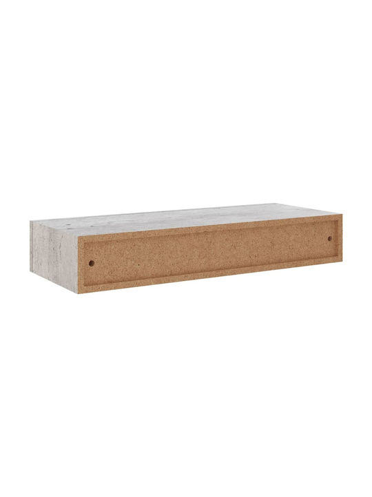Shelf Wall Grey 60x23.5x10cm