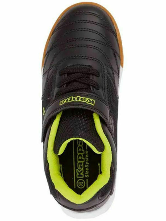 Damba Kids Sports Shoes Running with Hoop & Loop Closure Black