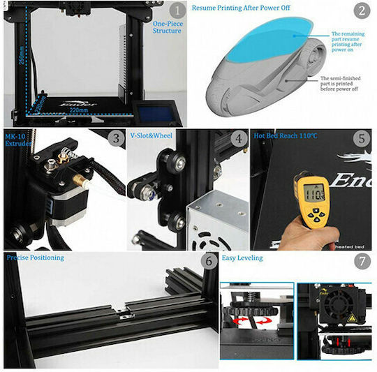 Creality3D Ender-3 Сглобяем 3D Принтер с Card Reader
