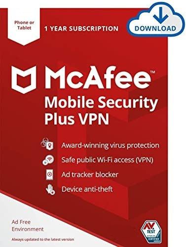 McAfee Mobile Security 2020 für 1 Gerät und 1 Jahr Nutzung (Elektronische Lizenz)