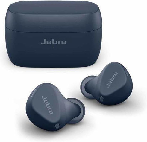 Jabra Elite 4 Active In-Ear Bluetooth-Freisprecheinrichtung Kopfhörer mit Schweißresistenz und Ladeetui Navy