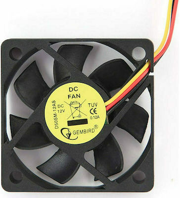 Gembird D50SM-12AS Case Fan 50mm με Σύνδεση 3-Pin