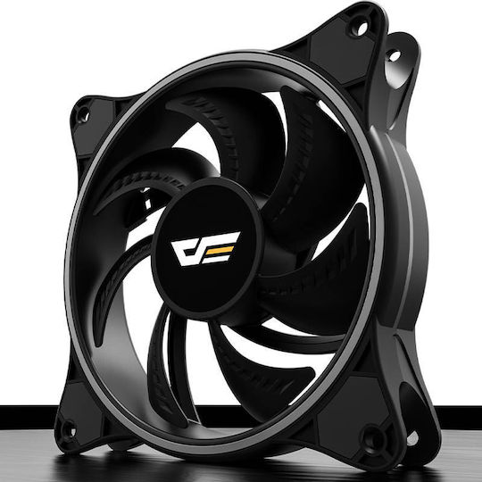 Darkflash D1 Case Fan 120mm 1100rpm 33cfm with RGB Lighting and 4-Pin Molex Connection