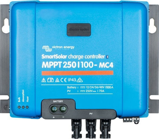 Victron Energy MPPT Solar Charge Controller SmartSolar MPPT 250/100 MC4 VE.Can 48V / 100A SCC125110511