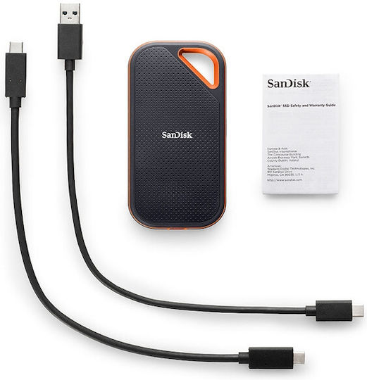 Sandisk Extreme Pro Portable V2 USB 3.2 / USB-C Външен SSD 2TB 2.5" Черен