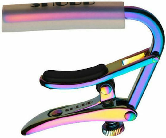 Shubb Metallic Trigger Capo for Classic Guitar Capo Standard Steel String Guitar Paua Pearl C1P SHUBB Multicolour