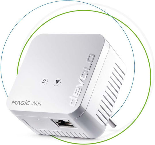 Devolo Magic 1 WiFi Mini Powerline Wi‑Fi 4 and Ethernet Port