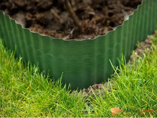 Nature Plastic Fence Roll in Green Color 20cm x 9.0m