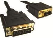 TrustWire Kabel DVI-I-Stecker - VGA-Stecker 5m Schwarz (16057)