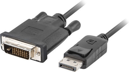 Lanberg Кабел DVI-D мъжки - DisplayPort мъжки 3м Черен (CA-DPDV-10CU-0030-BK)