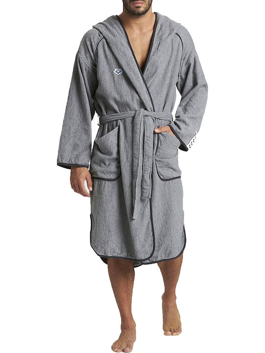 Arena Icons Parka Swimming Bathrobe Gray 004376-100