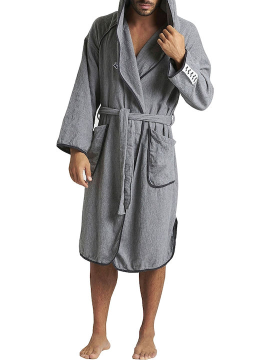 Arena Icons Parka Swimming Bathrobe Gray 004376-100