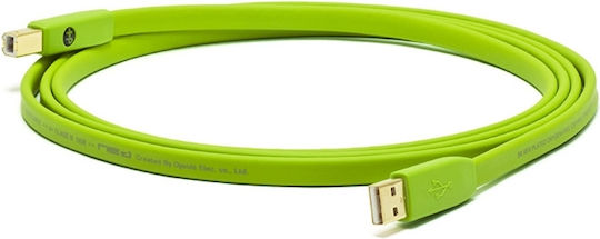 Oyaide 2m USB 2.0 Cable A-Male to B-Male Green