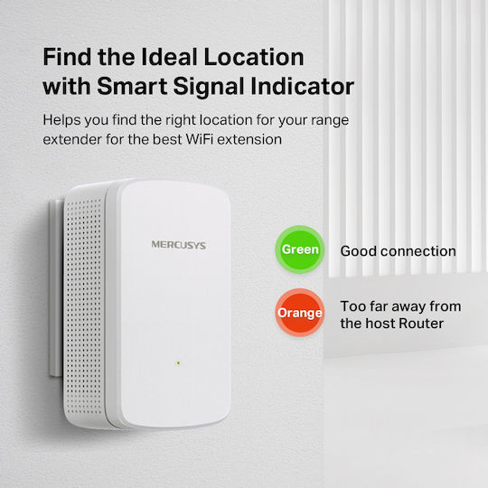 Mercusys ME10 v1 WiFi Extender Single Band (2.4GHz) 300Mbps