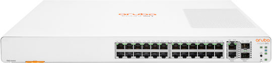 HP Aruba Instant On 1960 Managed L2 Switch with 24 Gigabit (1Gbps) Ethernet Ports and 2 SFP Ports