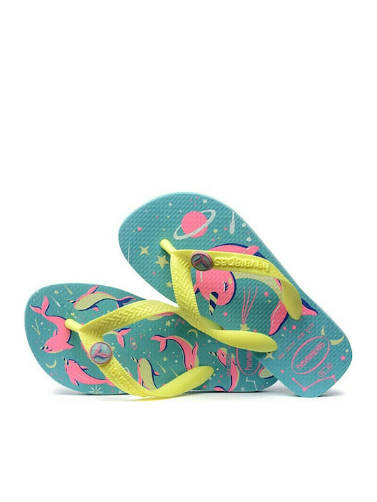 Kids' Flip Flops Light Blue