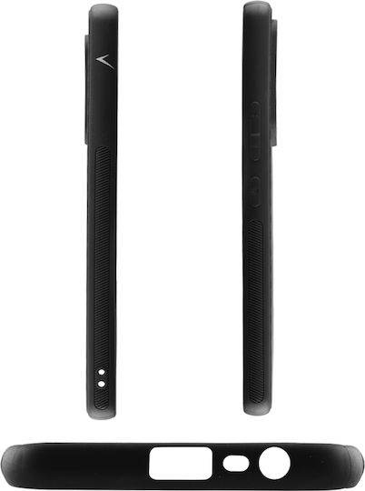 Volte-Tel Carbon Camera Protective Umschlag Rückseite Silikon Schwarz (Realme C21Y, C25Y)