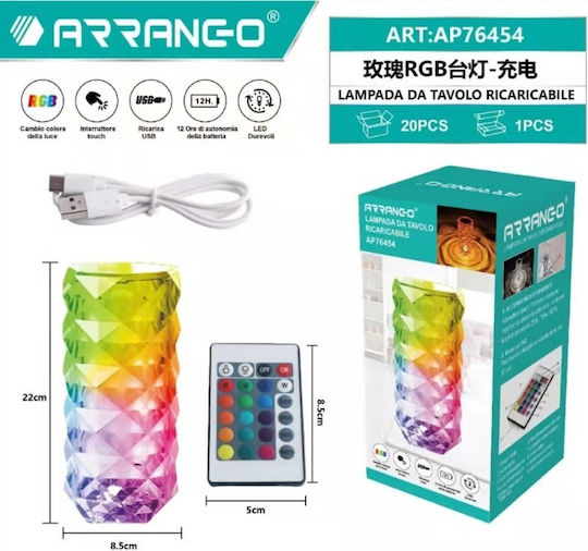 Arrango Dekorative Lampe Transparent