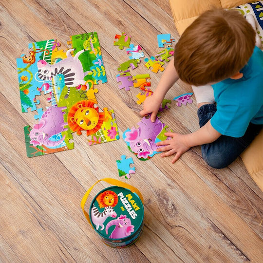 Παιδικό Puzzle Ζωολογικός Κήπος για 3+ Ετών 11pcs Roter Kafer