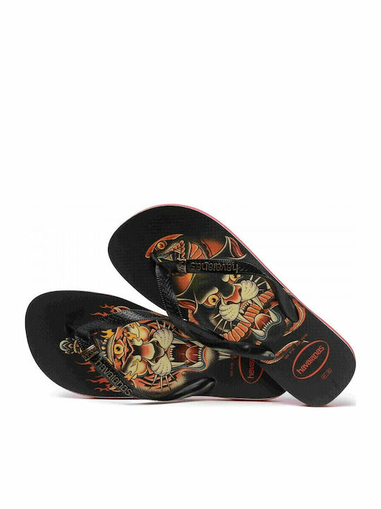 Top Tribo Men's Flip Flops Black