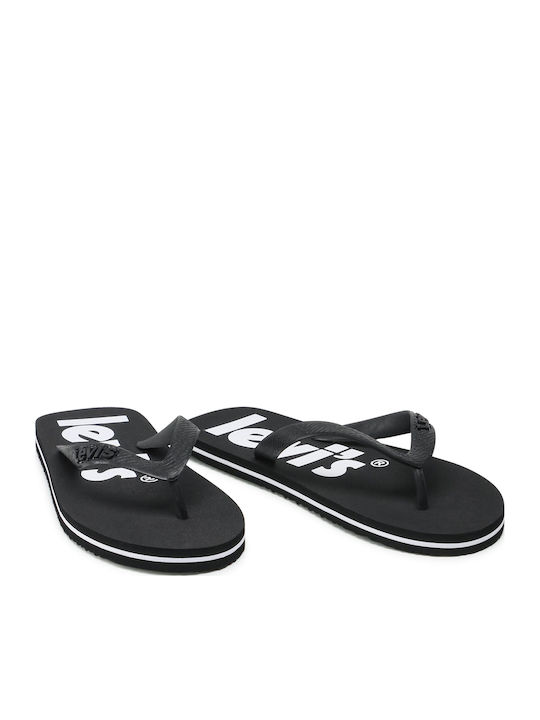 Dixon Poster Slapi Bărbați Flip Flops Negri