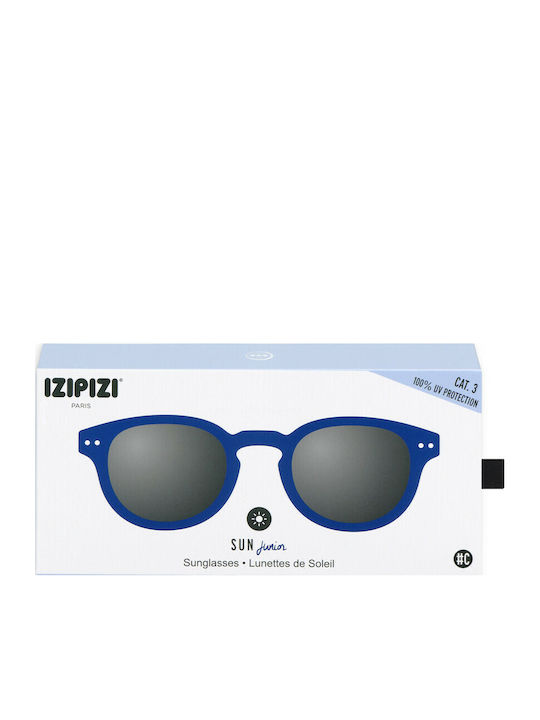 Izipizi Square Kids Sunglasses Navy Blue for 5-10 Years